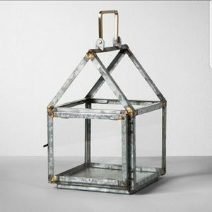 Hearth and Hand Galvanized Metal Lantern Farmhouse